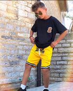 Load image into Gallery viewer, Gold Strength Gym Shorts
