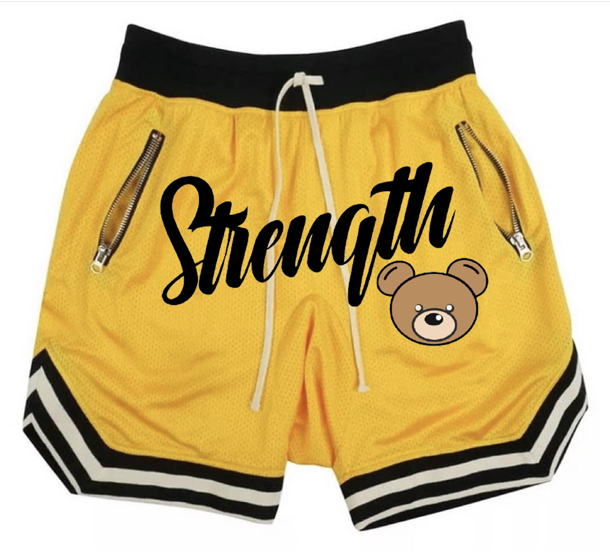 Youth Gold Strength Gym Shorts
