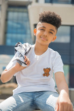 Load image into Gallery viewer, White Youth Logo Tee
