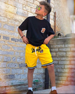 Load image into Gallery viewer, Gold Strength Gym Shorts
