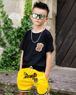 Load image into Gallery viewer, Youth Gold Strength Gym Shorts
