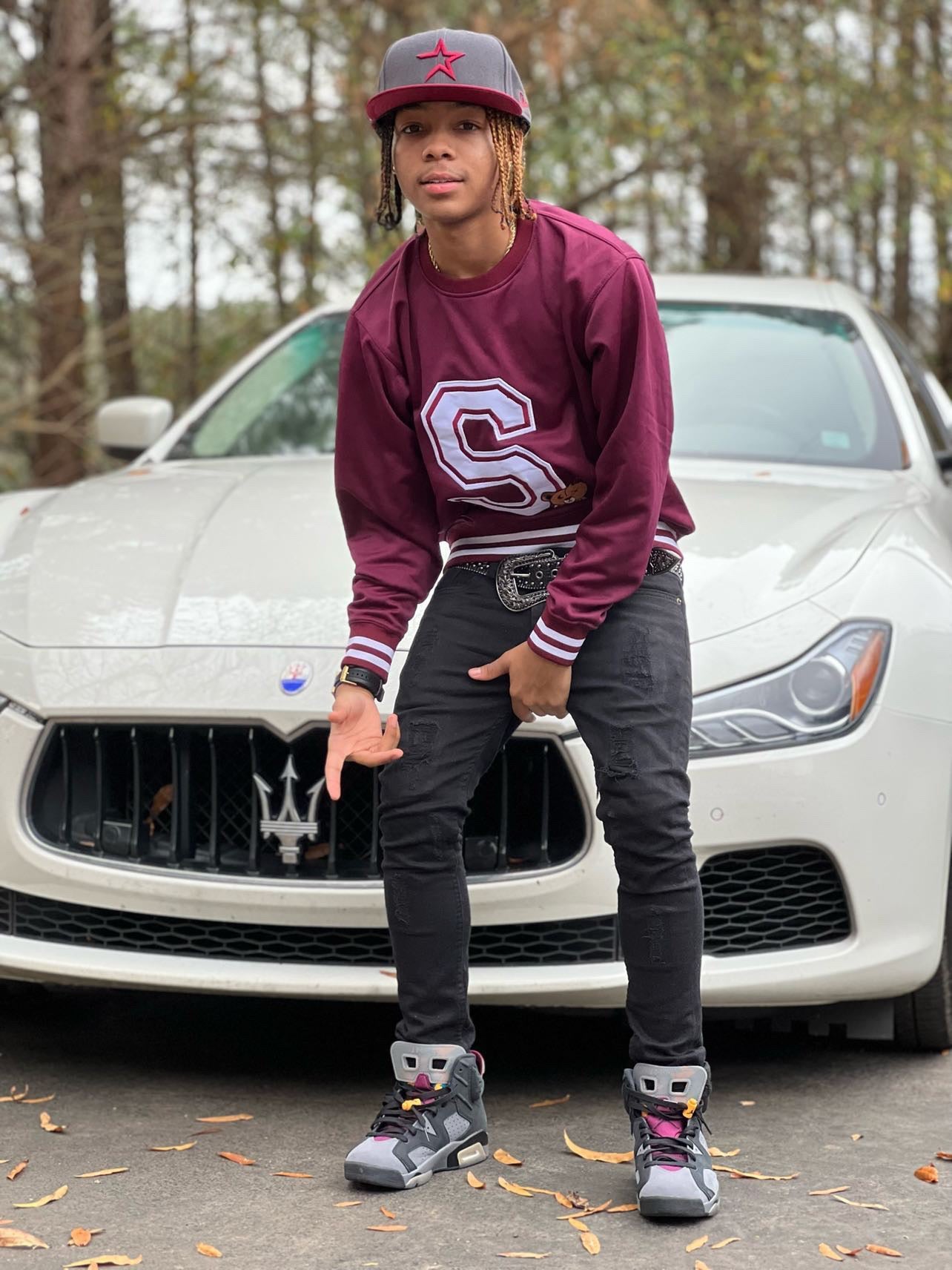 Strength Letterman Sweater